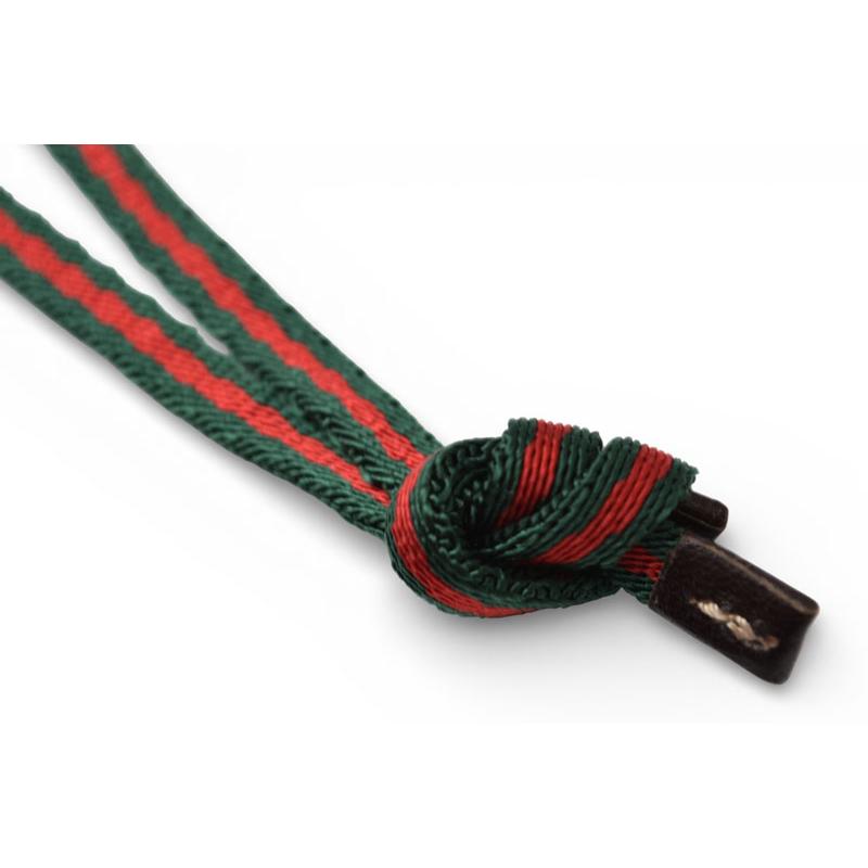 GUCCI（グッチ） ネックストラップ ウェビングライン グリーン/レッド