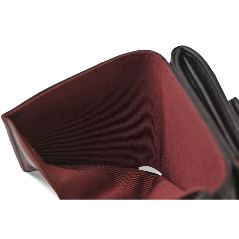 CHANEL シャネル　マトラッセ　ラムスキン　三つ折り　財布　ケース CHANEL シャネル マトラッセ三つ折り財布 ブラック/GP ラムスキン【433