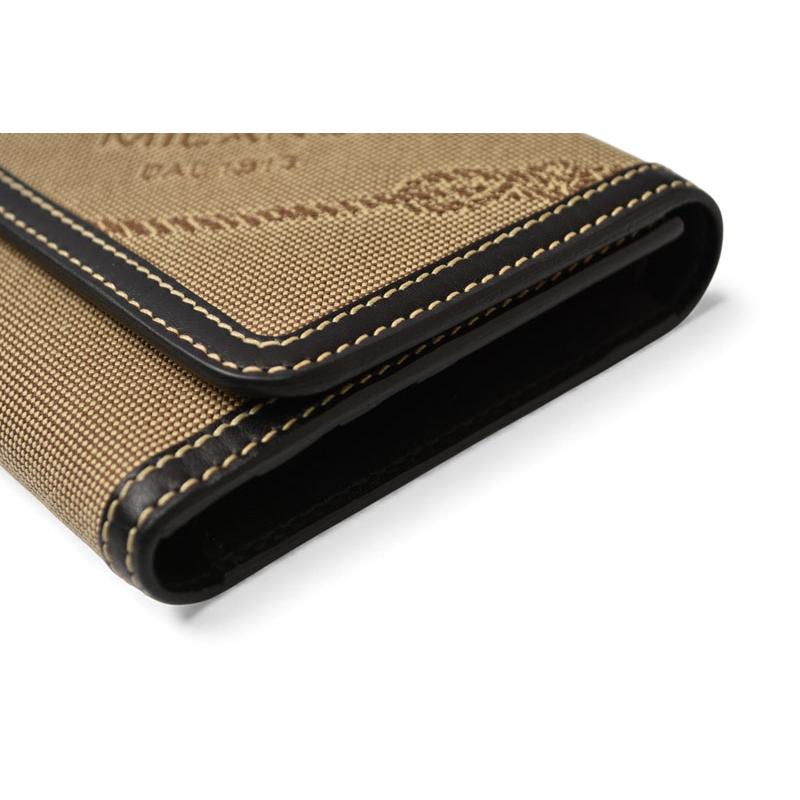 PRADA（プラダ） 財布 三つ折り 折財布 1M0510 LOGO ジャガード/レザー