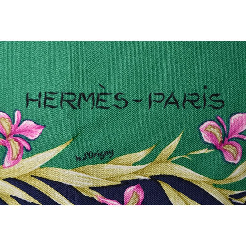 HERMES（エルメス） スカーフ カレ90 シルクツイル 花咲く馬 H.d