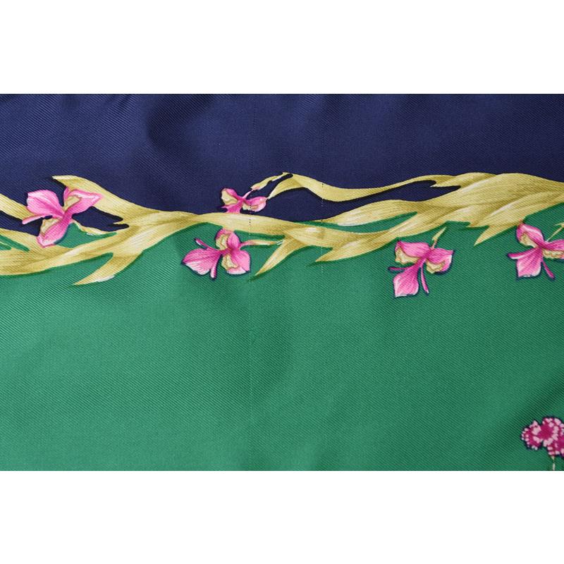 HERMES（エルメス） スカーフ カレ90 シルクツイル 花咲く馬 H.d