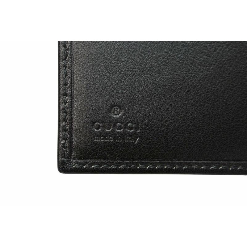 GUCCI（グッチ） 財布/二つ折り財布 メンズ 札入れ レザー ブラック