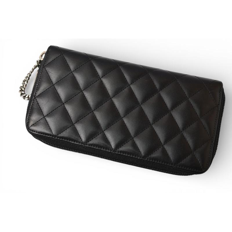 CHANEL（シャネル） 財布 カンボンライン ラウンドファスナー式/長財布