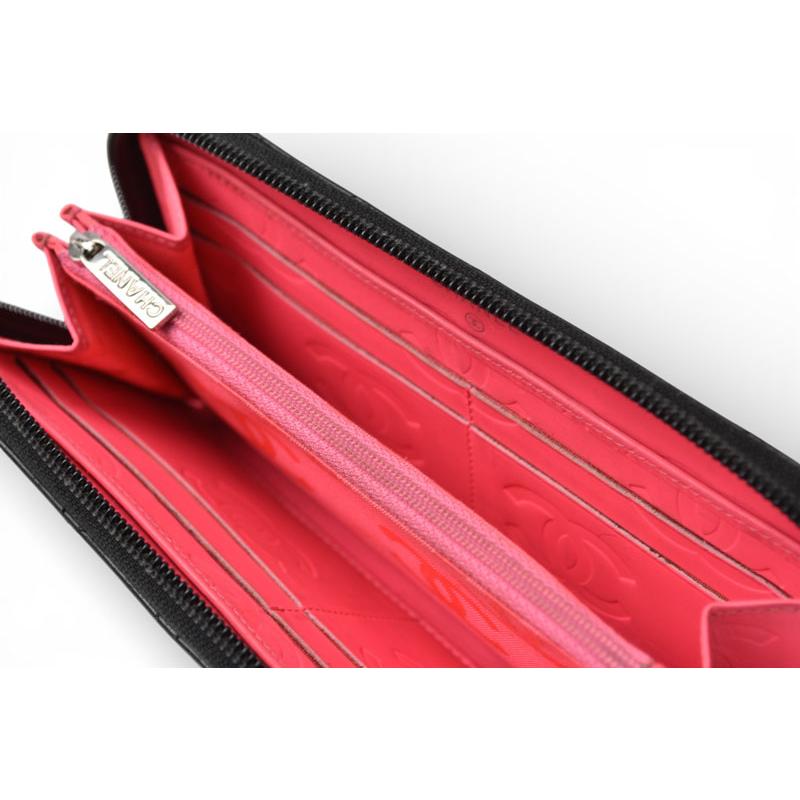 CHANEL（シャネル） 財布 カンボンライン ラウンドファスナー式/長財布