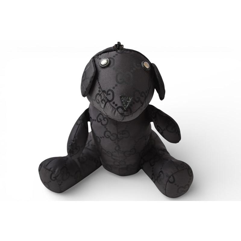 GUCCI（グッチ） テディベア/ポーチ/小物入れ ナイロン GG柄/ブラック