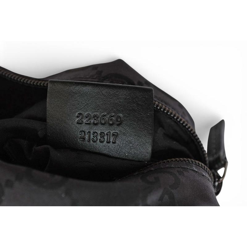 GUCCI（グッチ） テディベア/ポーチ/小物入れ ナイロン GG柄/ブラック