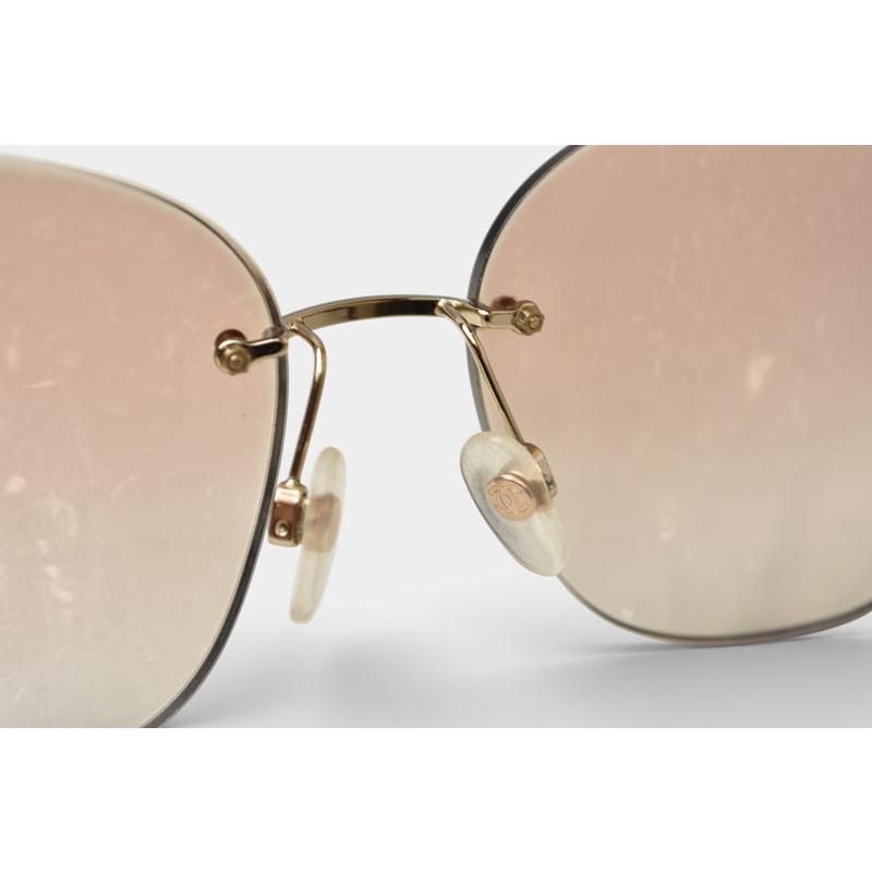 CHANEL（シャネル） サングラス アイウェア リムレス ライトブラウン