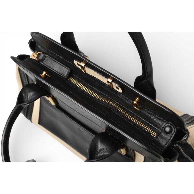 Chloe クロエ バッグ アリス Chloe Alice large bag アリス / クロエ カーフ 牛革 バイカラー 2WAY