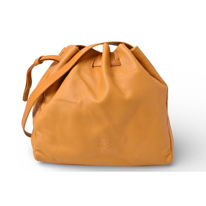 ロエベ フラメンコ ショルダーバッグ アナグラム LOEWE バッグ キャメル ヴィンテージ【中古】 LOEWE（ロエベ） フラメンコ ショルダーバッグ アナグラム バッグ