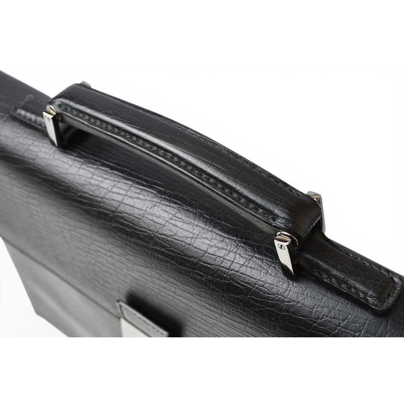 グッチ 美品 ビジネスバッグ/書類カバン A4 GUCCI レザー ブラック 34044.212792の画像