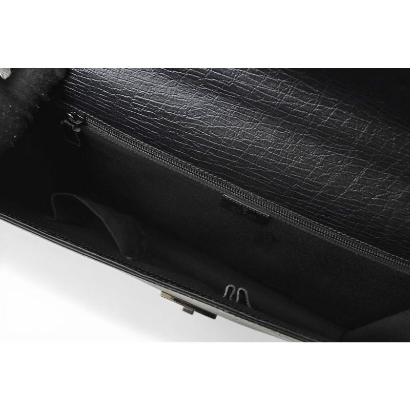 グッチ 美品 ビジネスバッグ/書類カバン A4 GUCCI レザー ブラック 34044.212792の画像