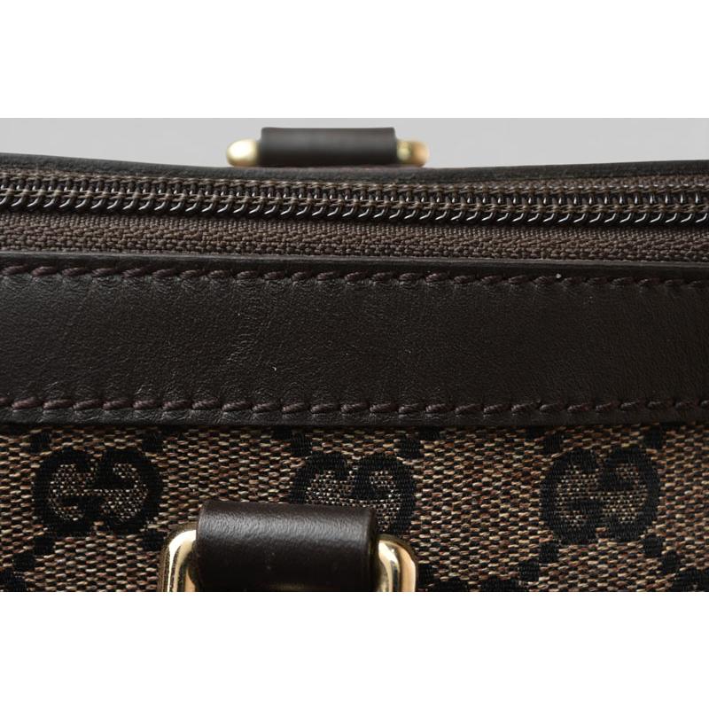グッチ トートバッグ/ショッピングバッグ A4 GUCCI GGキャンバス GGブラック/ダークブラウン 257248の画像