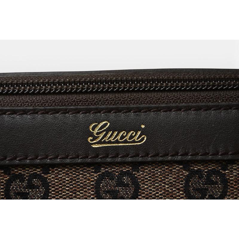 グッチ トートバッグ/ショッピングバッグ A4 GUCCI GGキャンバス GGブラック/ダークブラウン 257248の画像