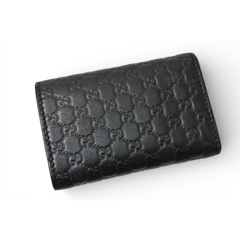 グッチ キーケース/キーホルダー GUCCI 6連 マイクログッチシマ 150402 BMJ1N 1000 ユニセックス ブラック【中古】 GUCCI（グッチ） キーケース/キーホルダー GUCCI 6連 マイクロ