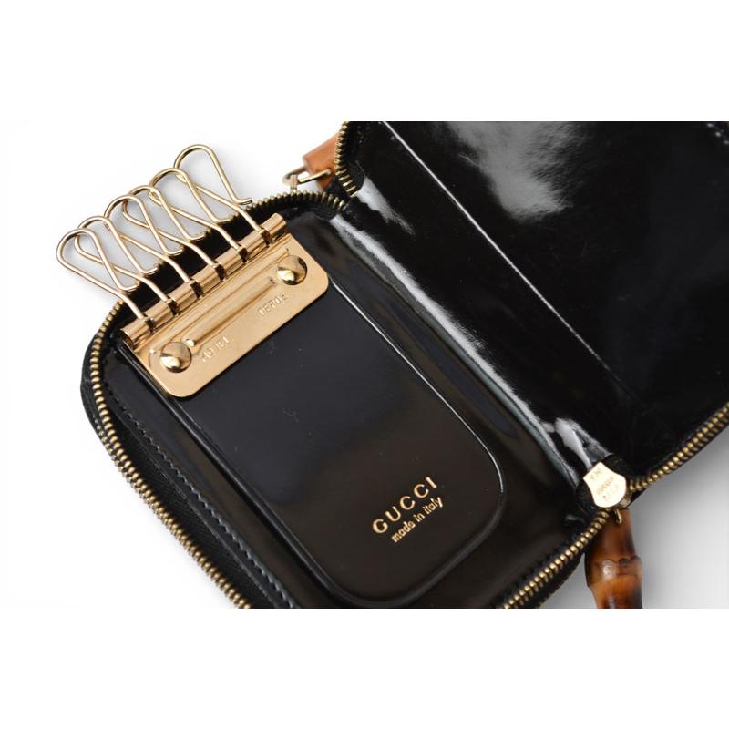 GUCCI（グッチ） キーケース兼用コインケース バンブー GUCCI 6連