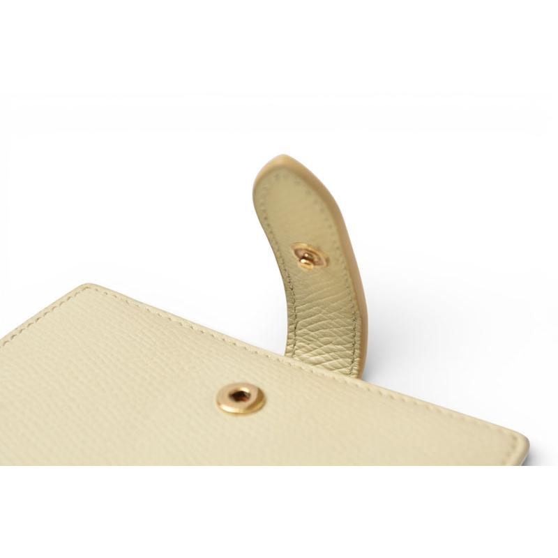 セリーヌ 財布/二つ折 CELINE ミニ財布 ストラップウォレット バイカラー テラコッタ/ライトピンク【中古】 CELINE（セリーヌ） 財布/二つ折 ミニ財布 ストラップウォレット バイ