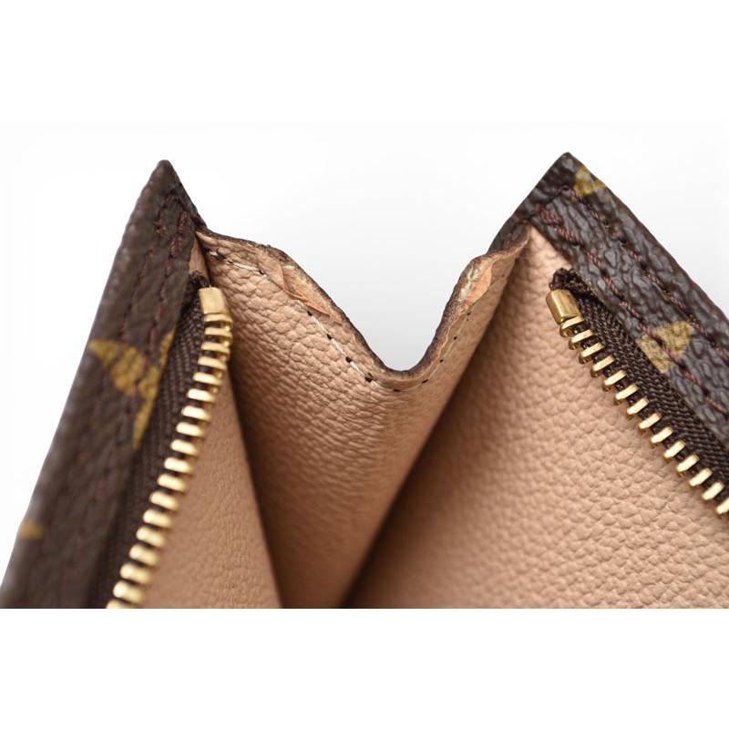 ルイ・ヴィトン M65080 ブラウンレザーポーチ LOUIS VUITTON（ルイ・ヴィトン） 化粧ポーチ/マルチポーチ バケツ型