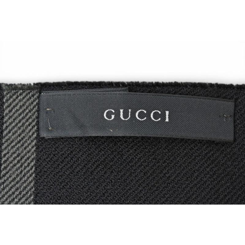 GUCCI（グッチ） マフラー メンズ ウインタースカーフ ウール100% GG柄