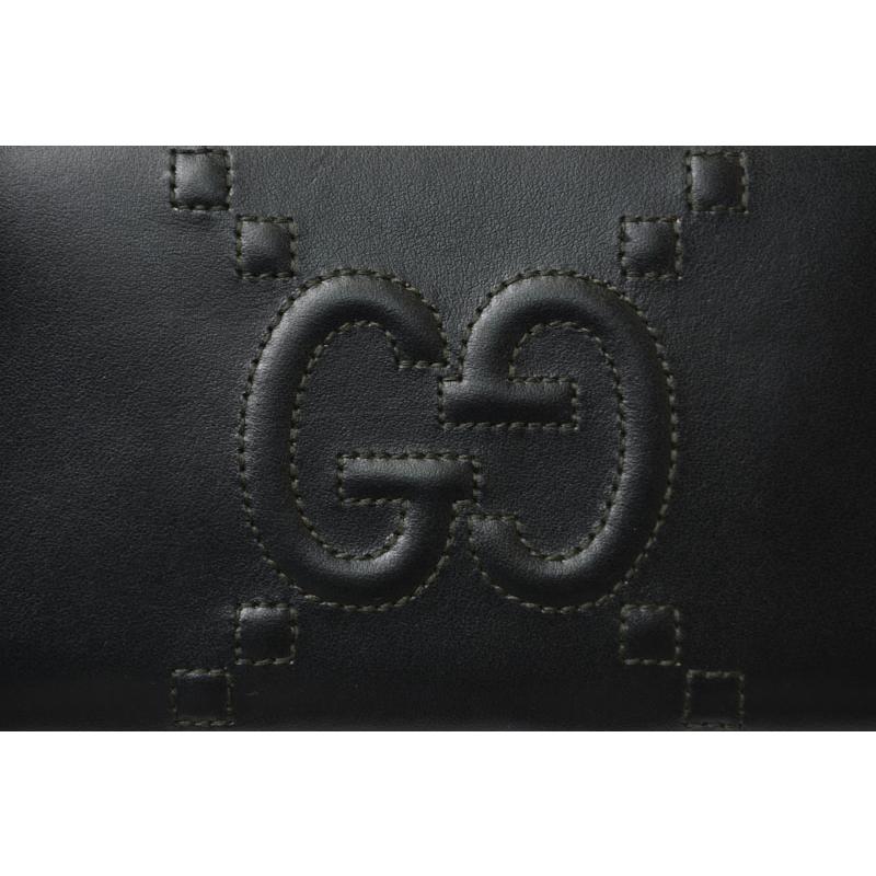 GUCCI グッチ　GG総柄 長財布 ラウンドファスナー 本革レザー 黒 楽天市場】【財布】GUCCI グッチ グッチシマ GG柄 ラウンドファスナー