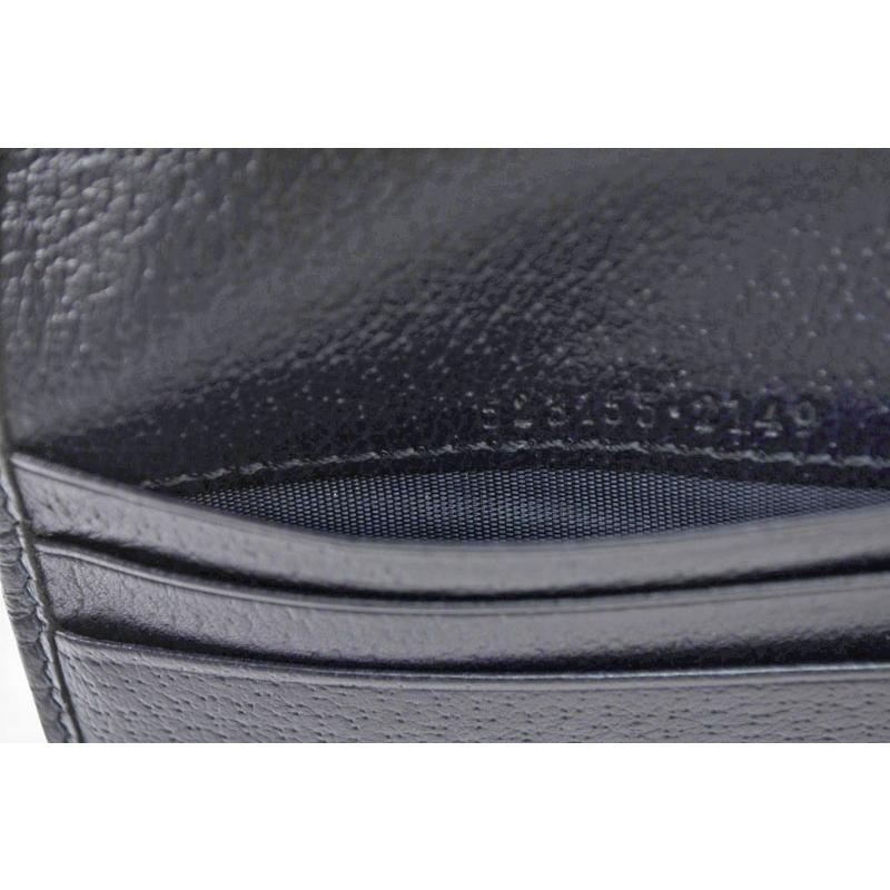 GUCCI（グッチ） ミニ財布/二つ折り 折財布 GGネイビー/ベージュ