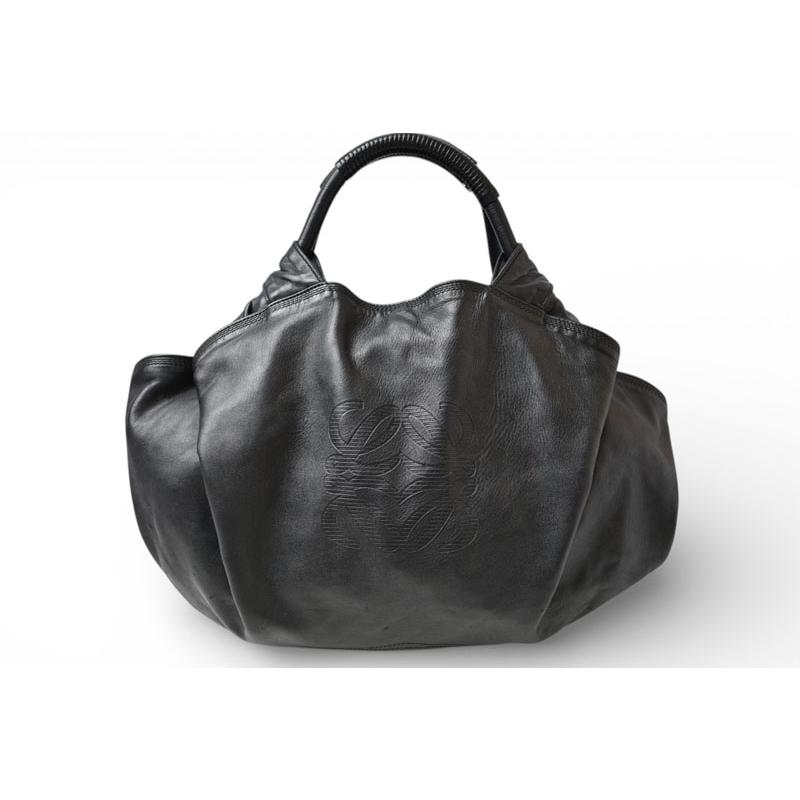 LOEWE ナッパアイレ シープスキン バッグ ブラック ハンドバッグ B282 LOEWE（ロエベ） ハンドバッグ ナッパ アイレ バッグ シープスキン