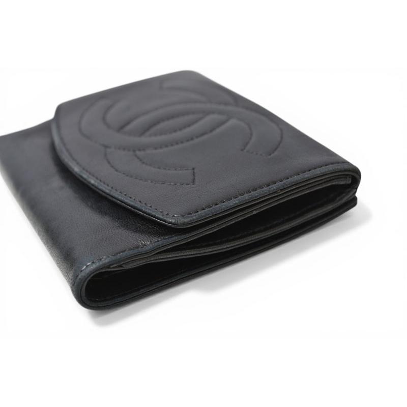 CHANEL（シャネル） 財布/二つ折 折財布 ココマーク ブラック : Import