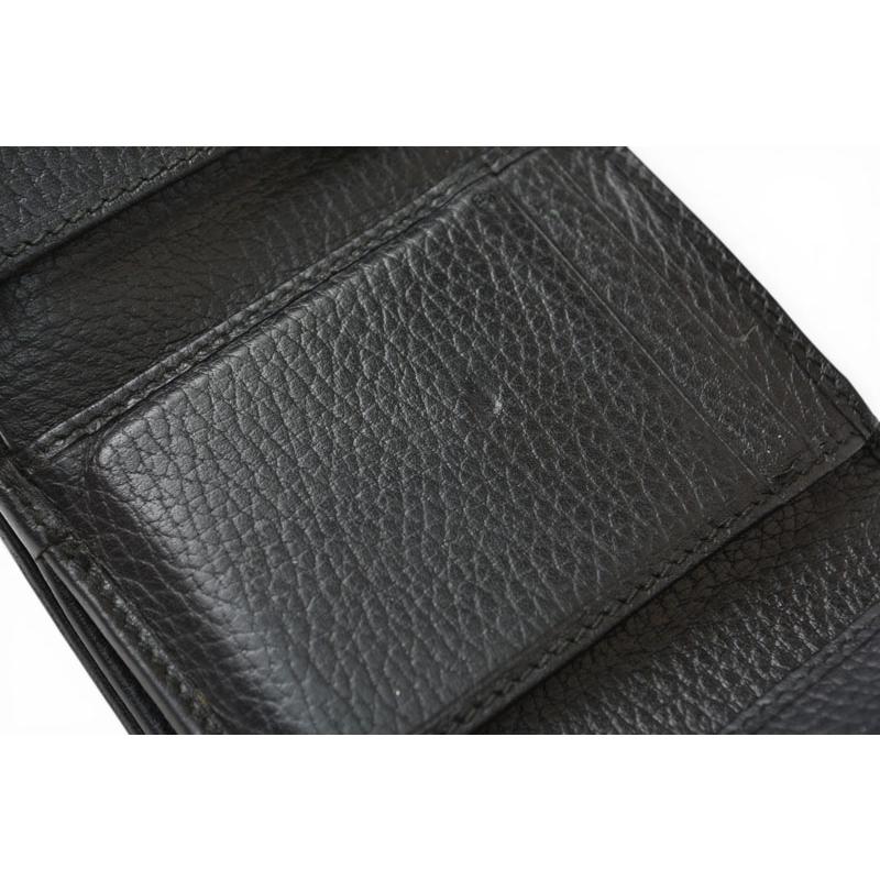 グッチ ミニ財布/三つ折り GUCCI 折財布 474746 PETITE MARMONT/プチマーモント ブラック【中古】 GUCCI（グッチ） ミニ財布/三つ折り 折財布 474746 PETITE MARMONT