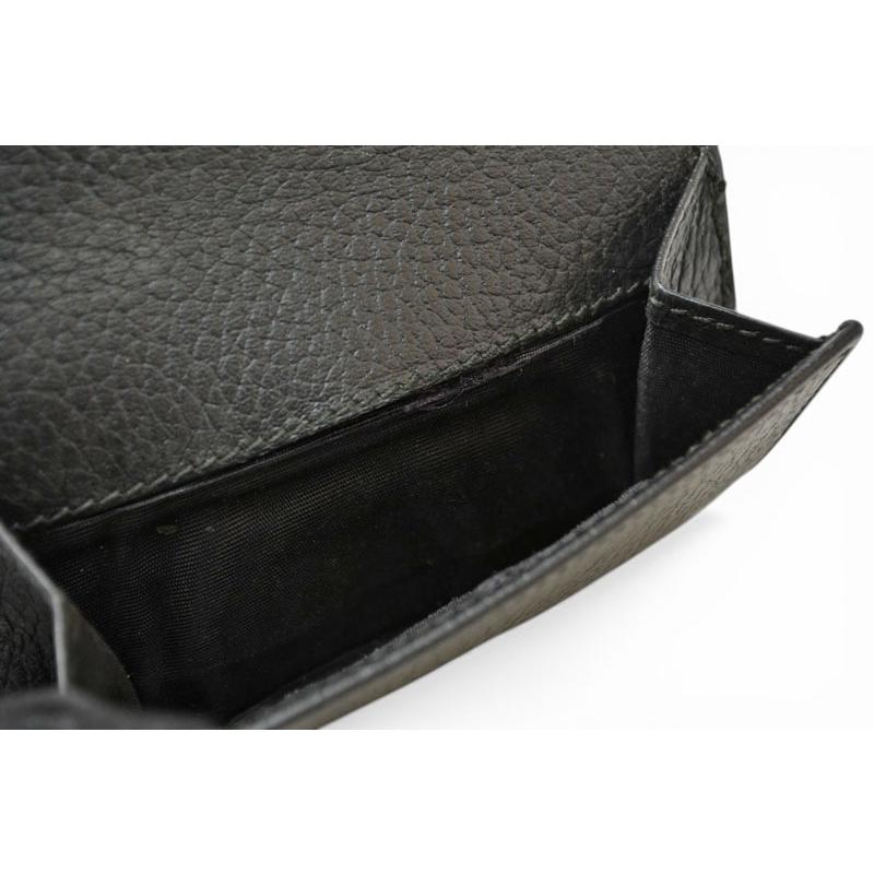 グッチ ミニ財布/三つ折り GUCCI 折財布 474746 PETITE MARMONT/プチマーモント ブラック【中古】 GUCCI（グッチ） ミニ財布/三つ折り 折財布 474746 PETITE MARMONT