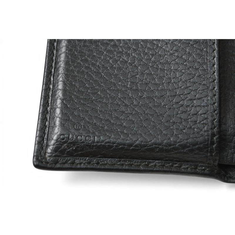グッチ ミニ財布/三つ折り GUCCI 折財布 474746 PETITE MARMONT/プチマーモント ブラック【中古】 GUCCI（グッチ） ミニ財布/三つ折り 折財布 474746 PETITE MARMONT