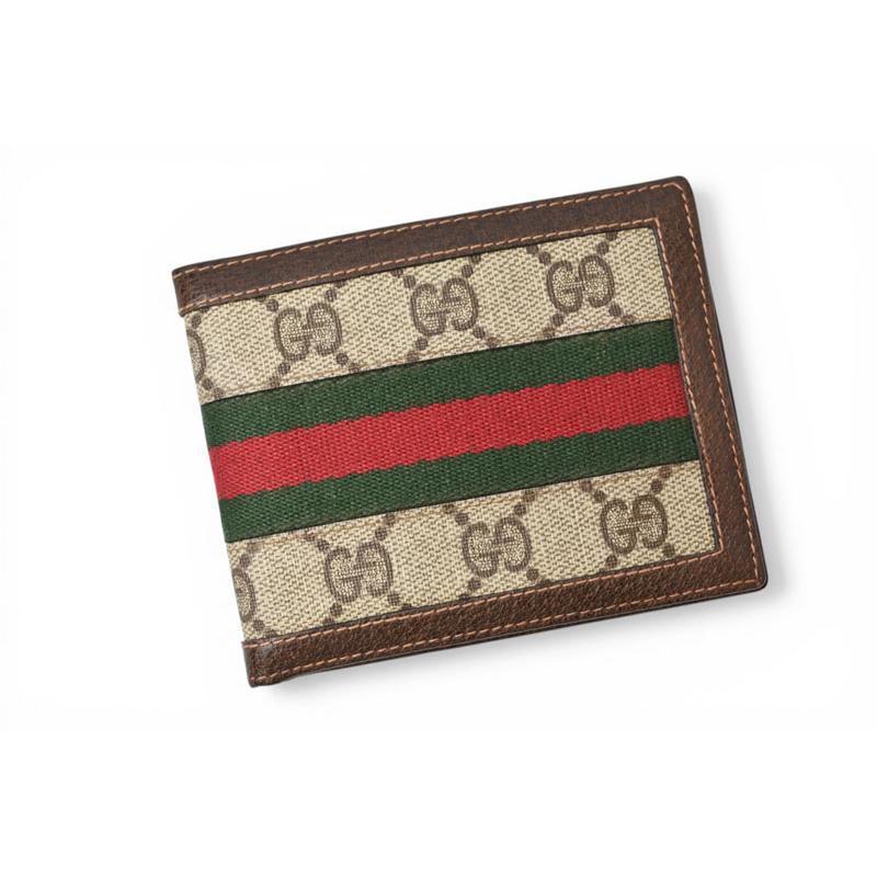美品　GUCCI グッチ ジャッキー スプリーム シェリーライン 二つ折り財布 GUCCI（グッチ） 二つ折り財布 シェリーライン オールドグッチ GUCCI