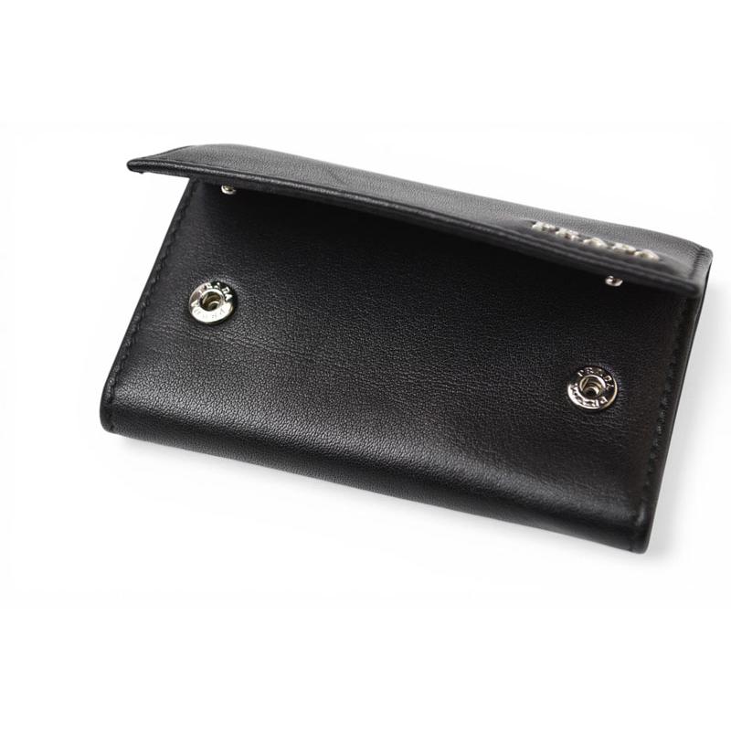 PRADA（プラダ） キーケース/キーホルダー PRADA 6連 レザー NERO