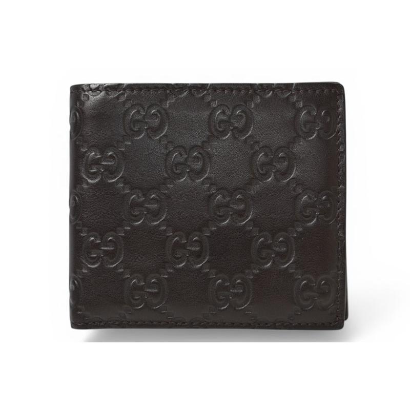グッチ 財布 美品 メンズ GUCCI 札入れ/折財布 グッチシマ ダークブラウン 146223 A0VIR 2019 【中古】 GUCCI（グッチ） 財布 美品 メンズ 札入れ/折財布 グッチシマ ダーク
