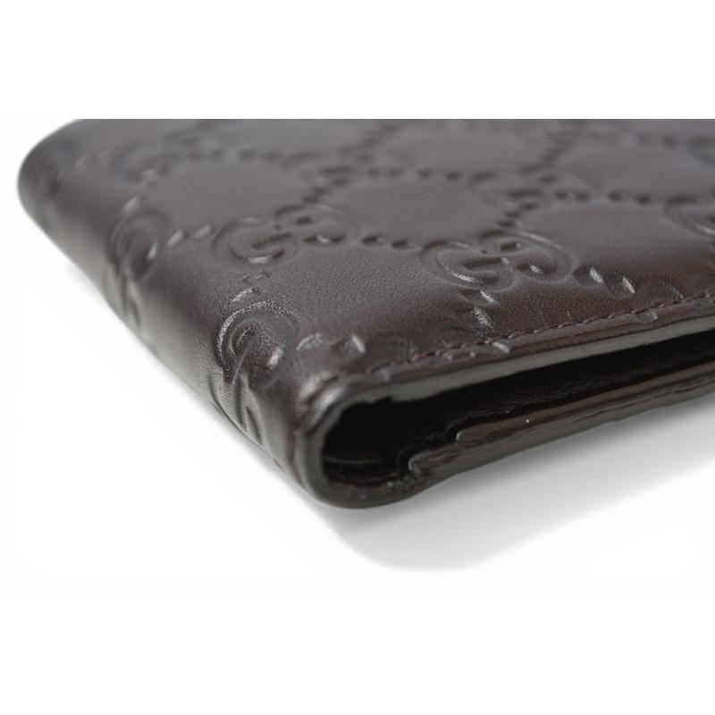 グッチ 財布 美品 メンズ GUCCI 札入れ/折財布 グッチシマ ダークブラウン 146223 A0VIR 2019 【中古】 GUCCI（グッチ） 財布 美品 メンズ 札入れ/折財布 グッチシマ ダーク