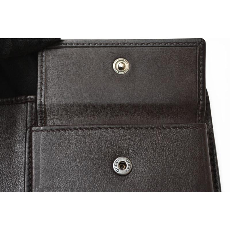 グッチ 財布 美品 メンズ GUCCI 札入れ/折財布 グッチシマ ダークブラウン 146223 A0VIR 2019 【中古】 GUCCI（グッチ） 財布 美品 メンズ 札入れ/折財布 グッチシマ ダーク