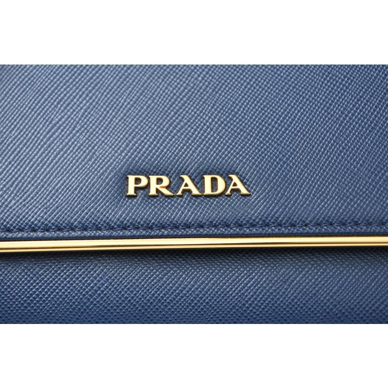 PRADA（プラダ） 財布/三つ折り 折財布 1M0523 SAFFIANO METAL/型押し