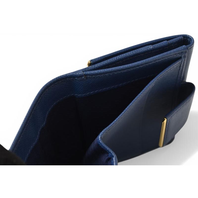 PRADA（プラダ） 財布/三つ折り 折財布 1M0523 SAFFIANO METAL/型押し