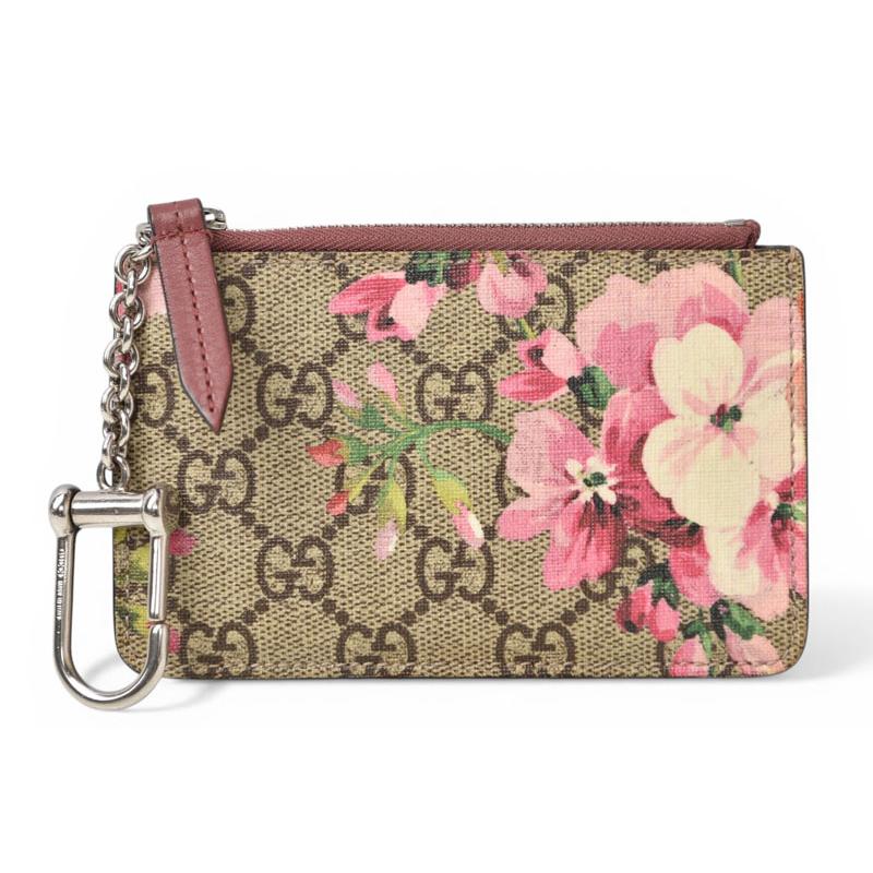 グッチ キーケース/ケース/キーリング付小物入れ GUCCI BLOOMS/GGブルームス スプリームキャンバス 421311 KU2IN 8693 ピンクマルチ【中古】 GUCCI（グッチ） キーケース/コインケース/キーリング付小物入れ GUCCI