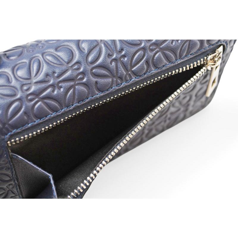 【新品】  LOEWE / ロエベ |  REPEAT ZIP AROUND WALLET アナグラム ロゴリピート ジップアラウンド ウォレット 箱・保存袋付き | ブラック | レディース LOEWE - 【新品】 LOEWE / ロエベ | REPEAT ZIP AROUND WALLET
