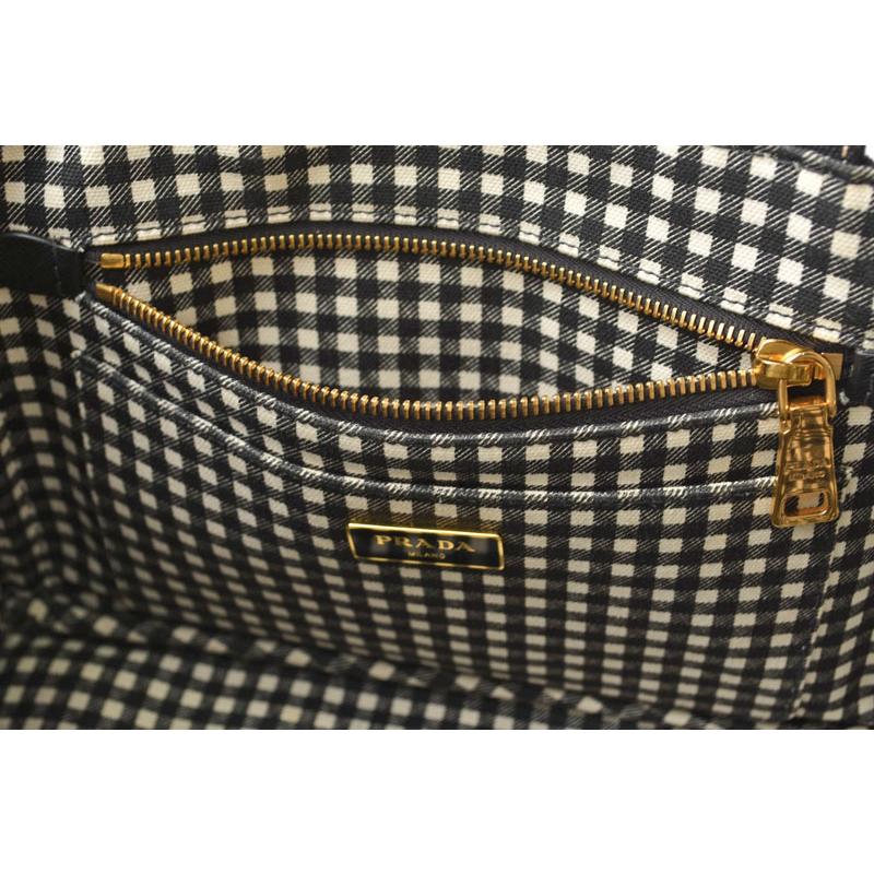 PRADA カナパ プラダ 2way ショルダー ギンガムチェック 1BG439 【公式 