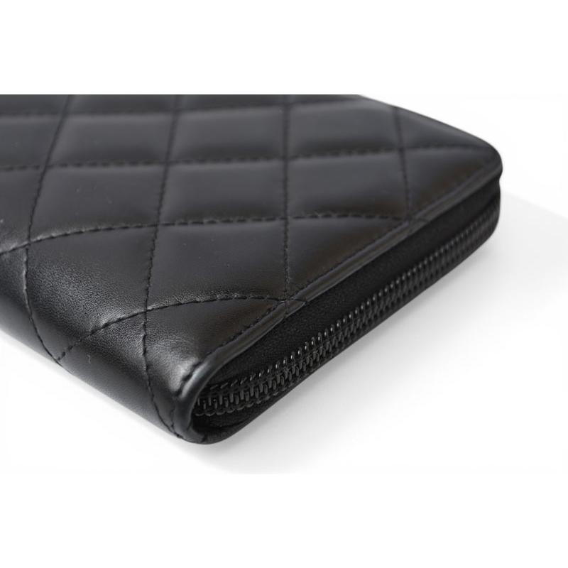CHANEL（シャネル） 財布 カンボンライン ラウンドファスナー式/長財布