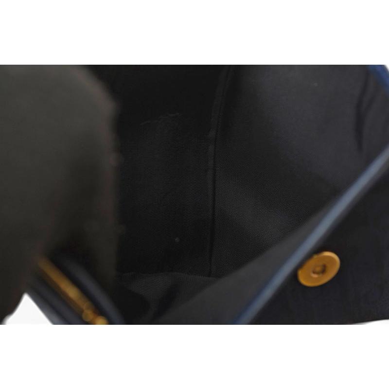 クリスチャンディオール がま口財布 Christian Dior 財布 トロッター ネイビー ヴィンテージ オールド【中古】 Christian Dior（クリスチャン・ディオール） がま口財布 財布