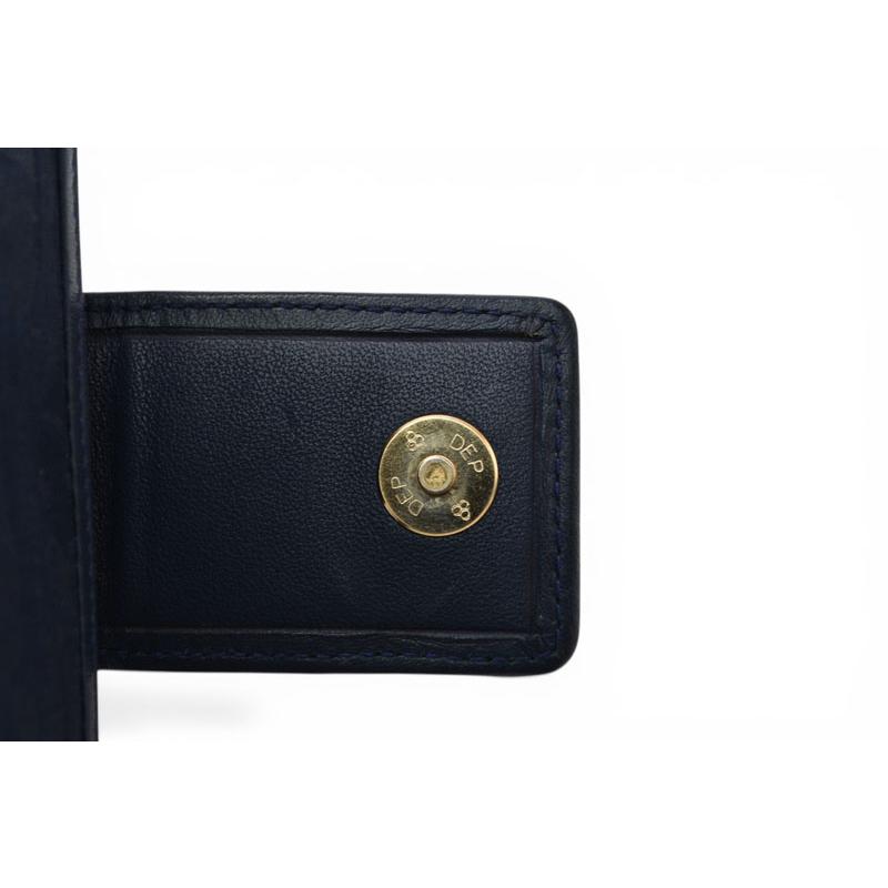 クリスチャンディオール がま口財布 Christian Dior 財布 トロッター ネイビー ヴィンテージ オールド【中古】 Christian Dior（クリスチャン・ディオール） がま口財布 財布