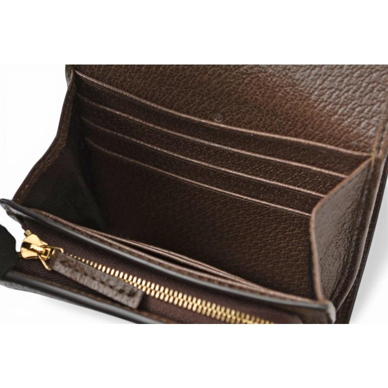 グッチ 未使用 財布/二つ折り GUCCI オフィディア 735579 96IWG 8745 ベージュ エボニー GGスプリーム レディース/メンズ【中古】 GUCCI（グッチ） 未使用 財布/二つ折り オフィディア 735579 96IWG