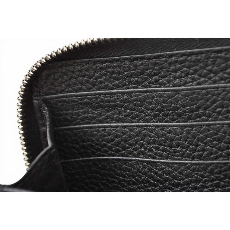 GUCCI（グッチ） 財布 ジップアラウンドウォレット ブラック レザー