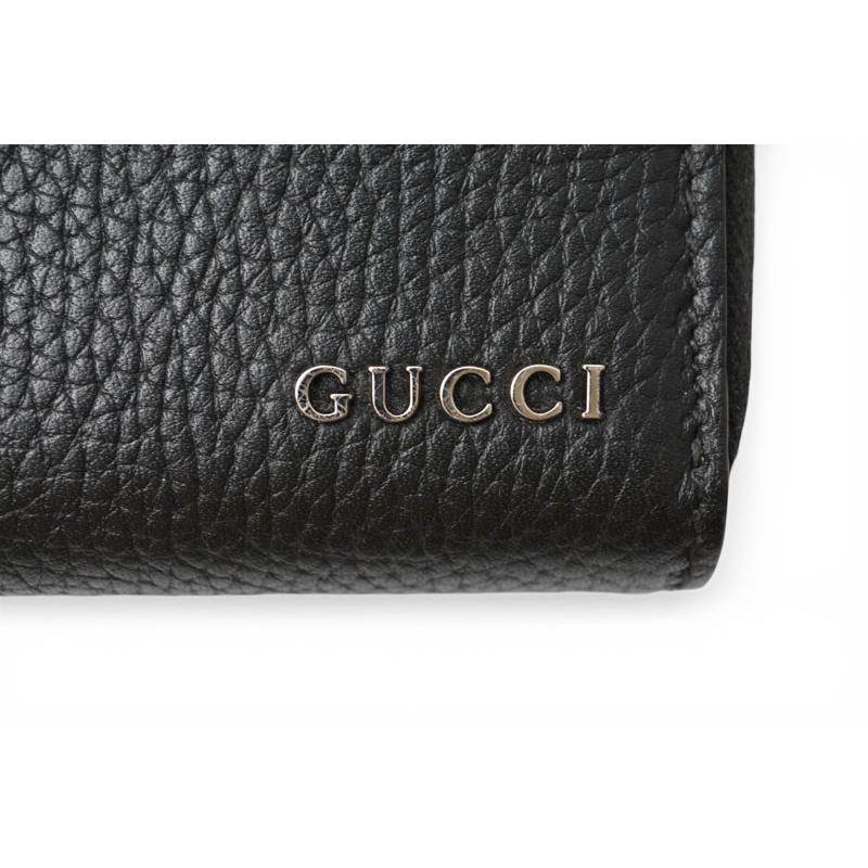 GUCCI（グッチ） 財布 ジップアラウンドウォレット ブラック レザー