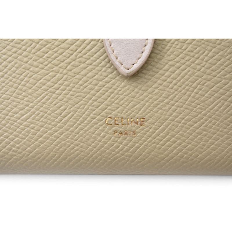 CELINE(セリーヌ) 2つ折り財布スモール ジップウォレット CELINE（セリーヌ） 財布/二つ折 ミニ財布 ストラップウォレット バイ