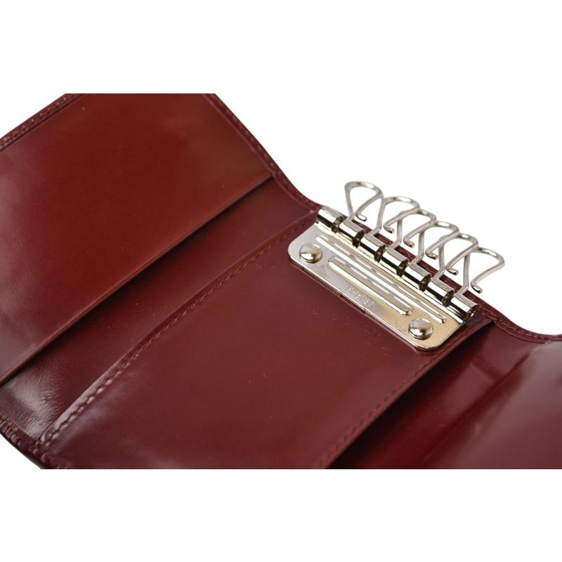 PRADA（プラダ） キーケース/キーホルダー PRADA 6連 レザー ボルドー