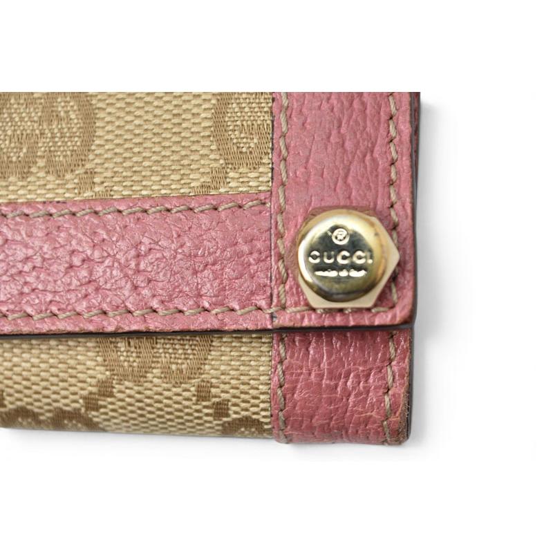 GUCCI（グッチ） キーケース/キーホルダー GUCCI 6連 GG柄 ピンク/GG