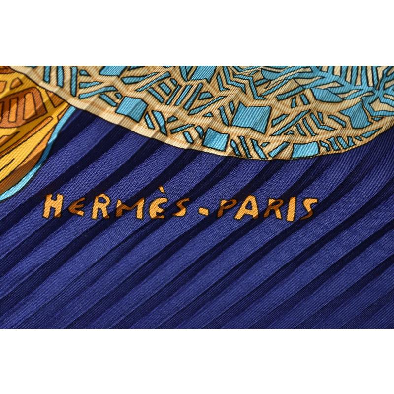 HERMES（エルメス） スカーフ/プリーツカレ ショール スカーフ ひし形