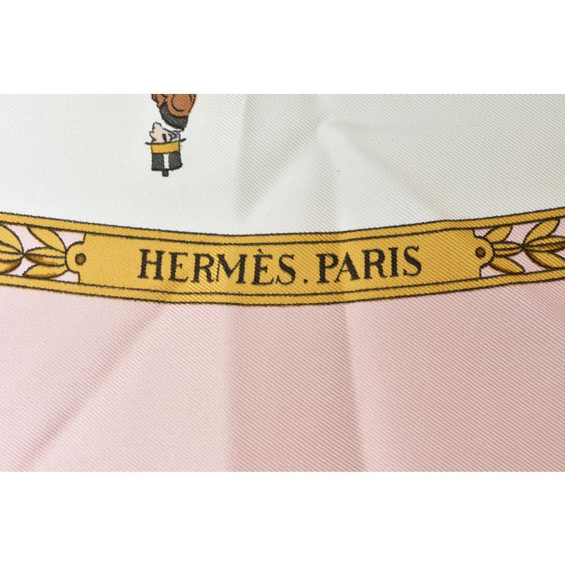 HERMES（エルメス） スカーフ カレ90 ロンシャンへの散歩 シルク100
